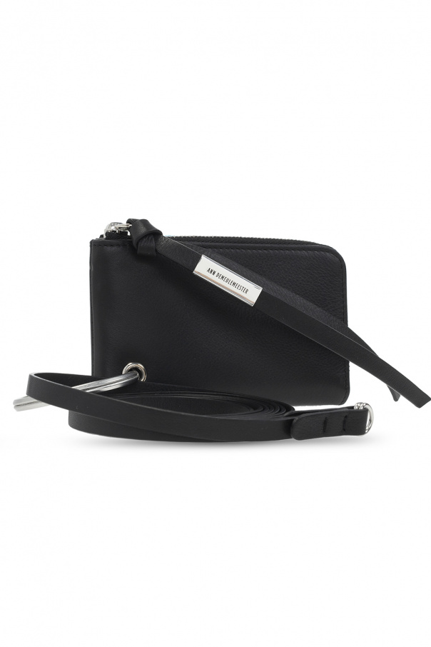 Black 'Jacky' card holder Ann Demeulemeester - Vitkac Canada